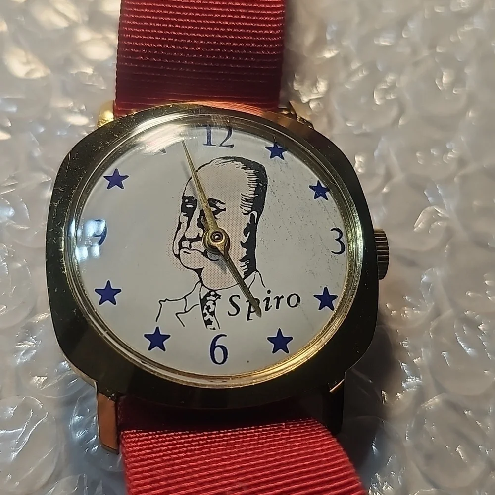 Vintage Spiro Agnew Wrist Watch ⌚️ Unisex